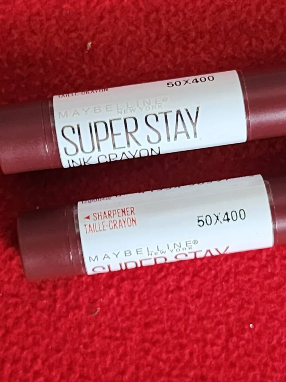Maybelline New York SuperStay Ink Lip Crayon .04oz Color 65 Settle for More 2PK